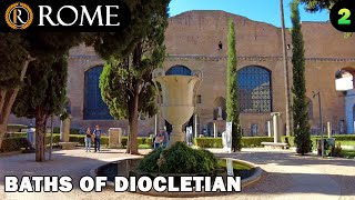 Rome guided tour ➧ Baths of Diocletian (2) [4K Ultra HD]