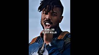 Deadpool vs Killmonger kill count #killmonger #blackpanther #mcu