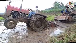 #Tafe7250 #TractorVideos #Jhone_deere5047 Tafe7250 Tractor pulled Jhon deere 5047 tractor