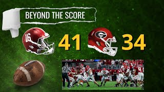 Beyond The Score: Georgia at Alabama, September 28, 2024