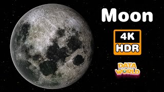 DataWorld - The Moon View From 3D Space | All About the Moon