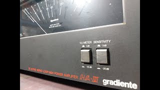 Consertos Vintage 067 - amplificador HAII - Gradiente   (parte 01) - #0356