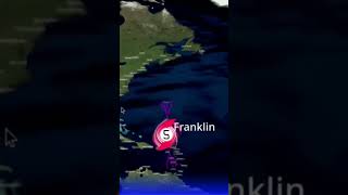 Franklin becomes a category 5! #animation #hypothetical