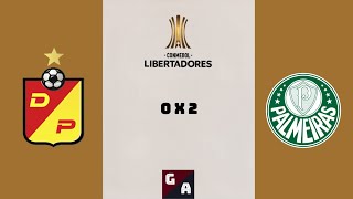 GOL DEPORTIVO PEREIRA 0 X 2 PALMEIRAS COPA LIBERTADORES 2023 NARRAÇÃO📻