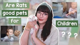 Are Rats good pets for children?