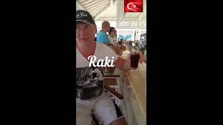 ПРОБУЕМ  ТУРЕЦКУЮ ВОДКУ Raki (Ракы) ТУРЦИЯ, КЕМЕР  \  ТЕКИРОВА #shorts