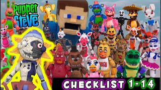 FNAF FUNKO Articulated Series 1-14 Checklist 5-inch Figures (2016-2024) Five Nights at Freddy's RUIN