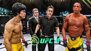 Bruce Lee vs Edson Barboza - EA Sports UFC 4 - Bruce Lee Fight Club 🔥🐲