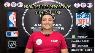 PRONOSTICOS DEPORTIVOS GRATIS HOY 31 DE OCTUBRE #nba FREE PICKS - PARLEY GRATIS FUTBOL PARLAY NBA