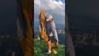 I enjoy camping in beautiful mountain #viral #video #shortvideo #shorts #trending