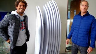 Alonso Correa y sus Arakawa Surfboards - Klimax Surfboards Int.