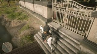 Red Dead Redemption 2 как ловить осетра рядом с домом мэра