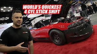 The Red Demon - World's Fastest 4-CYL AWD and Stick Shift  - PRI Show 2023