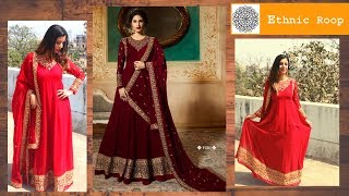 Anarkali Suit Review | Very Beautiful 😍 | Online anarkali suits |  Ethnicroop Anarkal Dress Review