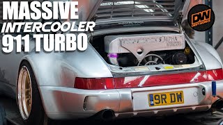 Massive 911 Turbo Intercooler by Alpha Performance Fab - Porsche 964