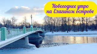 Новогоднее утро на Елагином острове! 01.01.24.