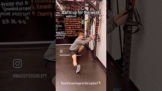 Open your shoulders and hips with this warm up!