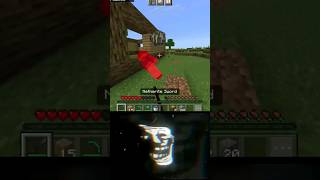 PVP Minecraft 😎 With TROLL FACE🗿[Pt.2]   (Troll Face) #sigma #shorts #minecraft