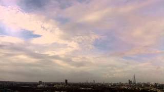 Raspberry Pi - Time-lapse of London from Canary Wharf (7 Jan 2014)