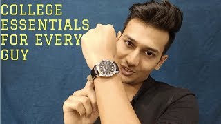 ESSENTIAL ITEMS FOR EVERY COLLEGE GUY|| STYLE TIPS AND ITEMS