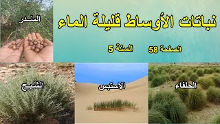 نباتات الأوساط قليلة الماء السنة 5