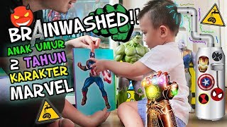 BRAINWASHING!!😈😈🤭 Memperkenalkan Karakter-karakter Marvel ke Anak