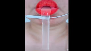 ASMR Clear Jelly Eating Sound #shorts Mukbang Satisfying Video