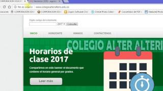 Entrar a la plataforma de notas