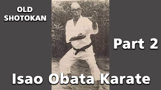 Shotokan Karate Keio University Bo Sai Kata Bunkai Part 2