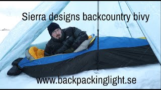 Sierra designs Backcountry bivy - review - svenska