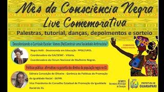 Live Comemorativa - Mês da Consciência Negra