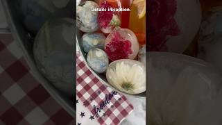 Red, White, & Blue Flower Ice Balls