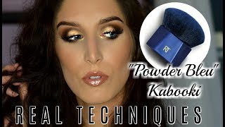 REAL TECHNIQUES "Powder Bleu" Kabooki Makeup Brush | Review & Demo