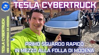 Tesla CyberTruck- Vederlo dal vivo per la prima volta lo fa sembrare ancor più GIGANTE!