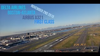 Delta Airlines Airbus A321 First Class Trip Report BOS-ATL (TAWD TRIP REPORT #14)