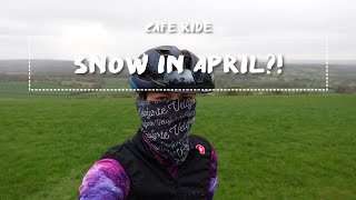 It snowed and the café was SHUT! | Cafe Ride