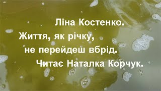 Життя, як річку, не перейдеш вбрід.