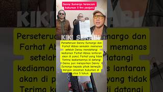 Denny Sumargo Terancam Hukuman 5 Tahun  Penjara⁉️😱