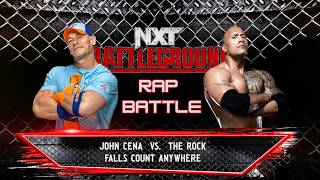 FCA Match with "Rap Battle"🎵 | John Cena vs. The Rock | NXT Battleground