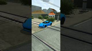 Mobil porsche 911 Carrera VS Kereta api #bussid #viral2024