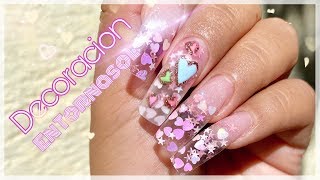 Uñas con decoración encapsulada/FanyCC