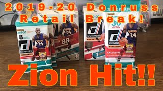 2019-2020 Donruss Basketball retail break!