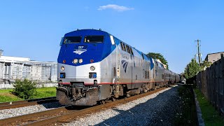 RARE Amtrak P020-11 Heads East 2 on the Alexandria Extension towards Washington DC Union Station!!