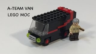 LEGO A-TEAM Custom Van and Hannibal Smith Minifigure MOC