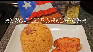 Puerto Rican🇵🇷 Arroz con Salchicha