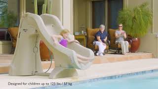 SlideAway®    The Safe Removable Pool Slide from S R  Smith