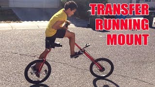 Unicycle Tutorial: How To Transfer Running Mount