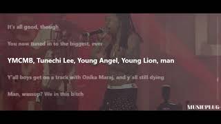 Nicki Minaj, Drake, Lil Wayne - Seeing Green (Lyrics Video)