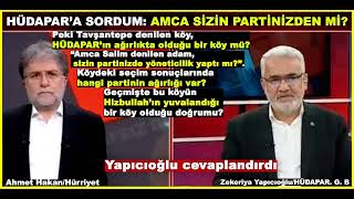 HÜDAPAR’A SORDUM AMCA SİZİN PARTİNİZDEN Mİ? #ahmethaktan