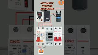 Automatic voltage regulator with wiring connection diagram #shorts #wiring #electricalvideos #tips